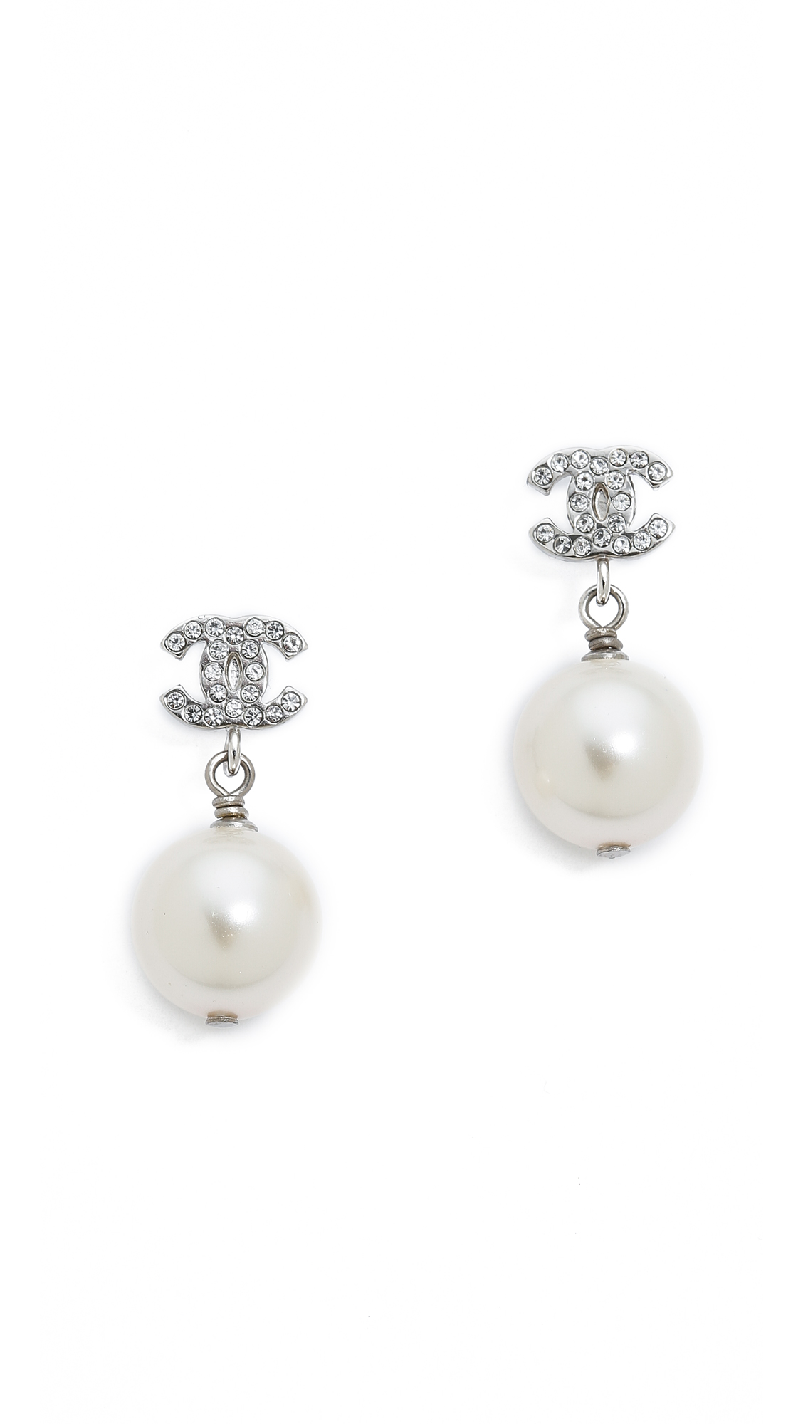 Pre owned chanel earrings clearance