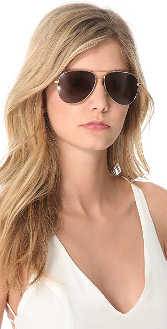 saint laurent classic aviator sunglasses