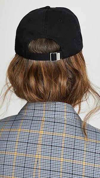 Acne Studios Carliy Dye Baseball Hat In Black