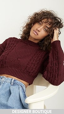 Acne Studios - Katinka Reverse Cable Sweater