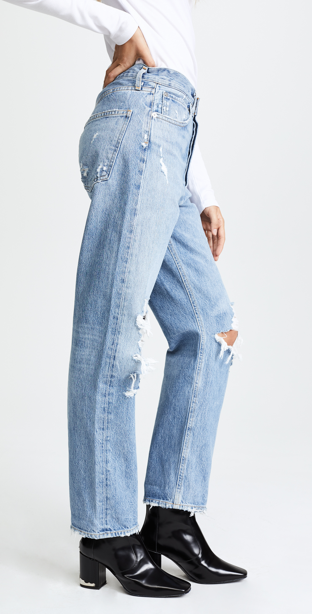 good american 90s jeans