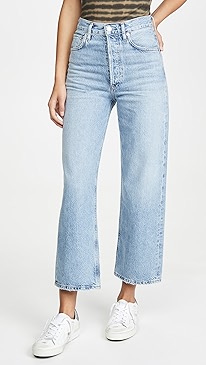 AGOLDE - Ren Hi Rise Wide Leg Jeans