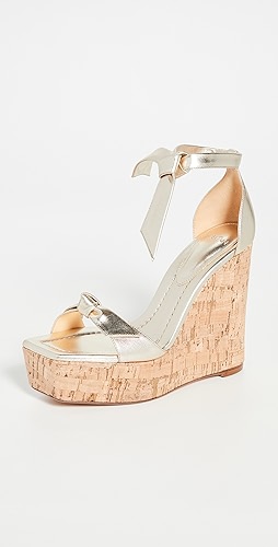 gold designer wedges