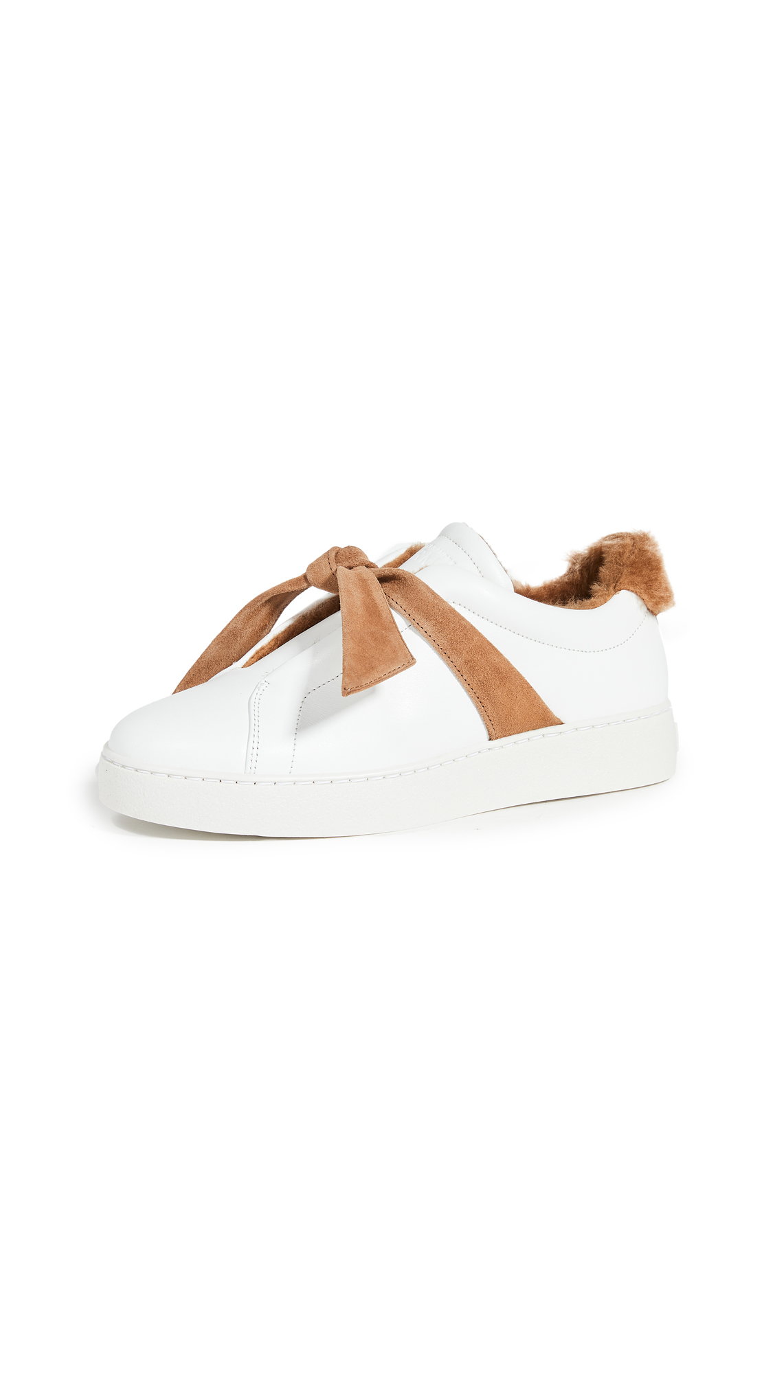 shearling lined slip on sneakers