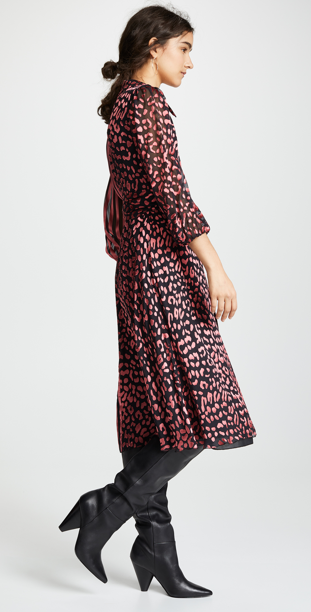 alice and olivia abigail wrap dress