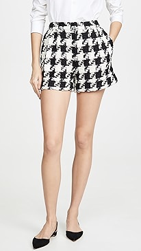 alice + olivia - Conry Pleated Cuff Shorts