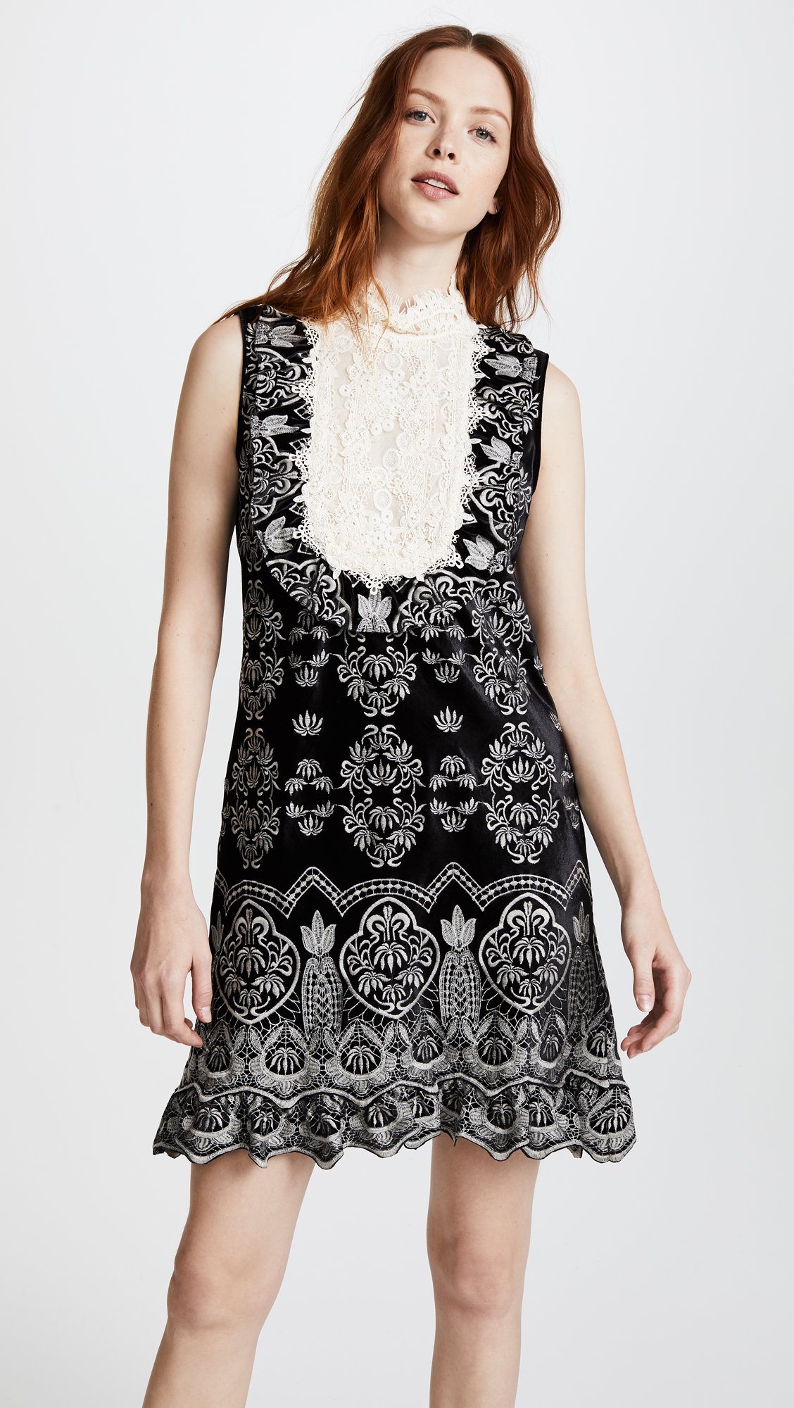 anna sui velvet dress