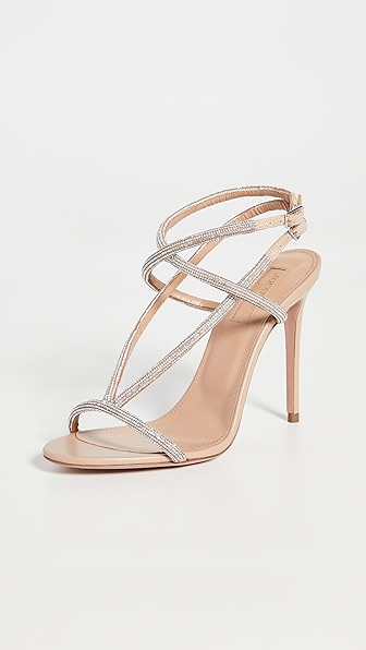 aquazzura crystal heels
