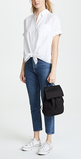 baggu mini canvas backpack