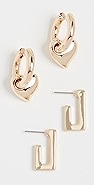 BaubleBar Mercury Huggie Set