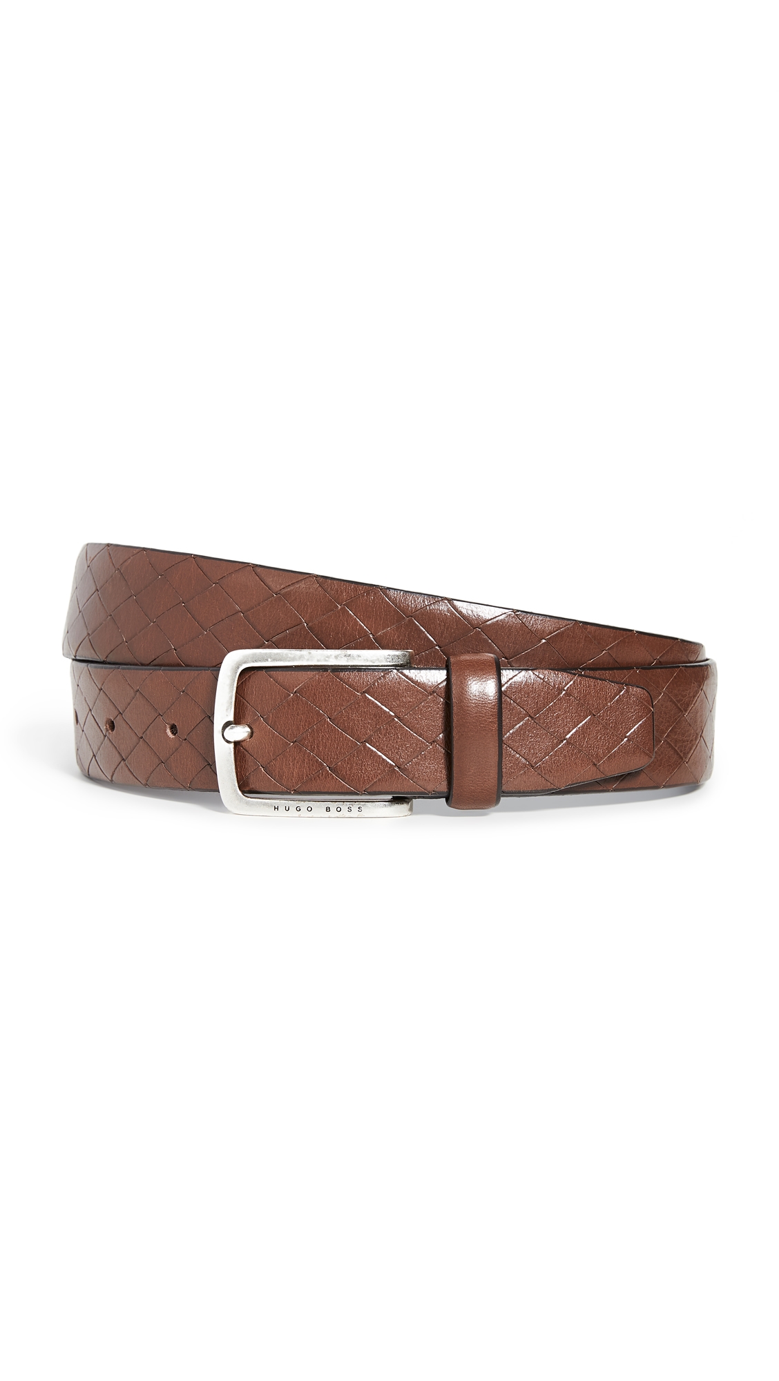 hugo boss woven belt