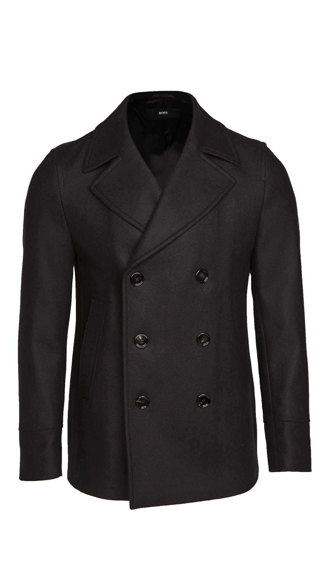 hugo boss peacoat