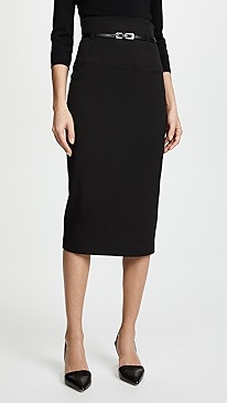 Black Halo - High Waisted Pencil Skirt