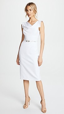 Black Halo - Jackie O Belted Dress