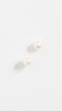 blanca monros gomez - 14k Gold Freshwater Cultured Pearl Studs