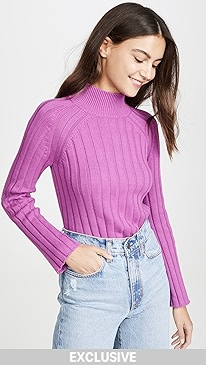 Bop Basics - Wide Rib Turtleneck Sweater