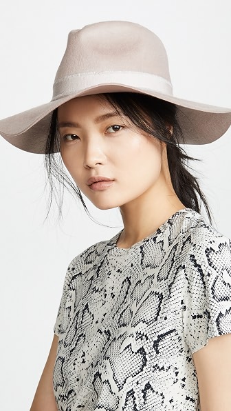 Brixton Ella Fedora In Lilac | ModeSens
