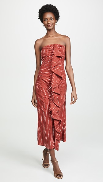 c/meo collective red dress Provocative