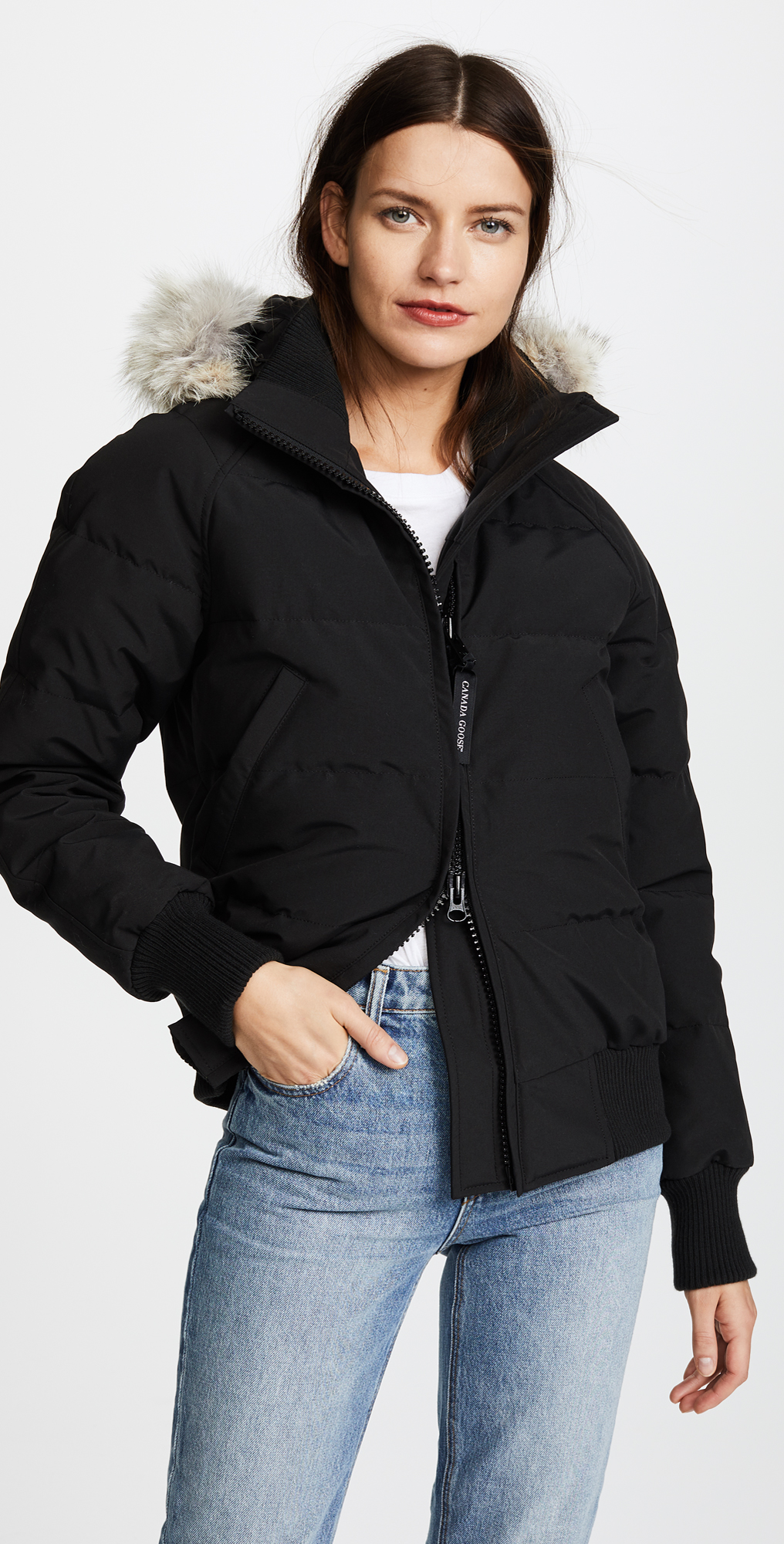 canada goose savona padded bomber jacket