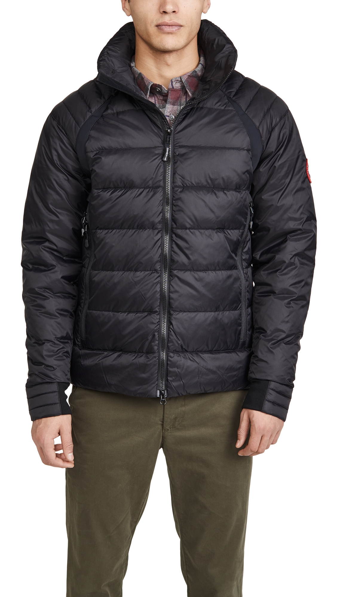 Canada Goose Hybridge Base Down-filled Jacket In Black