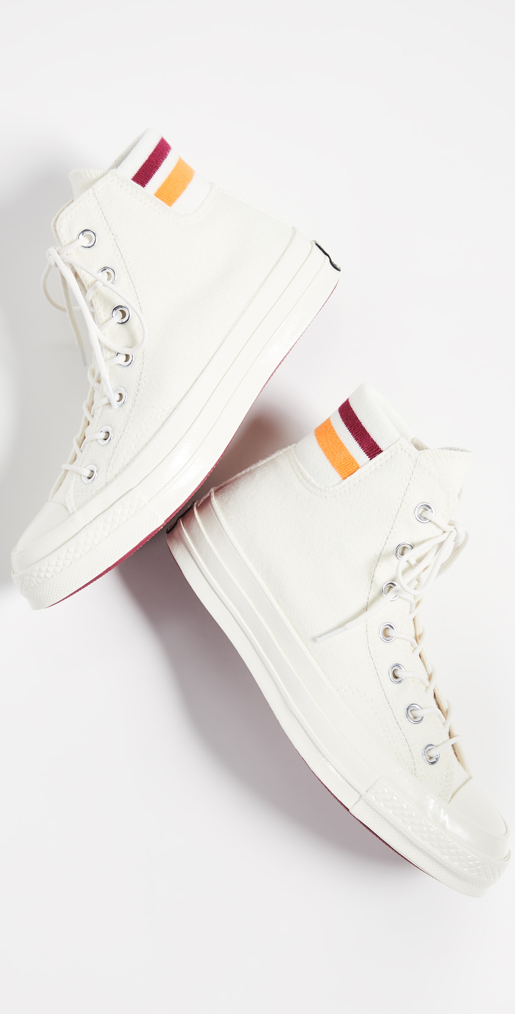 chuck 70 retro stripe high top white