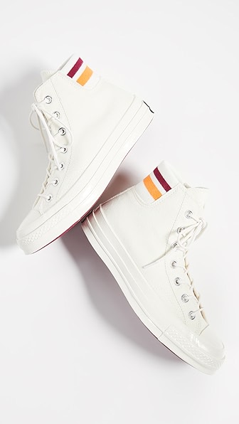 chuck 70 retro stripe high top sneakers