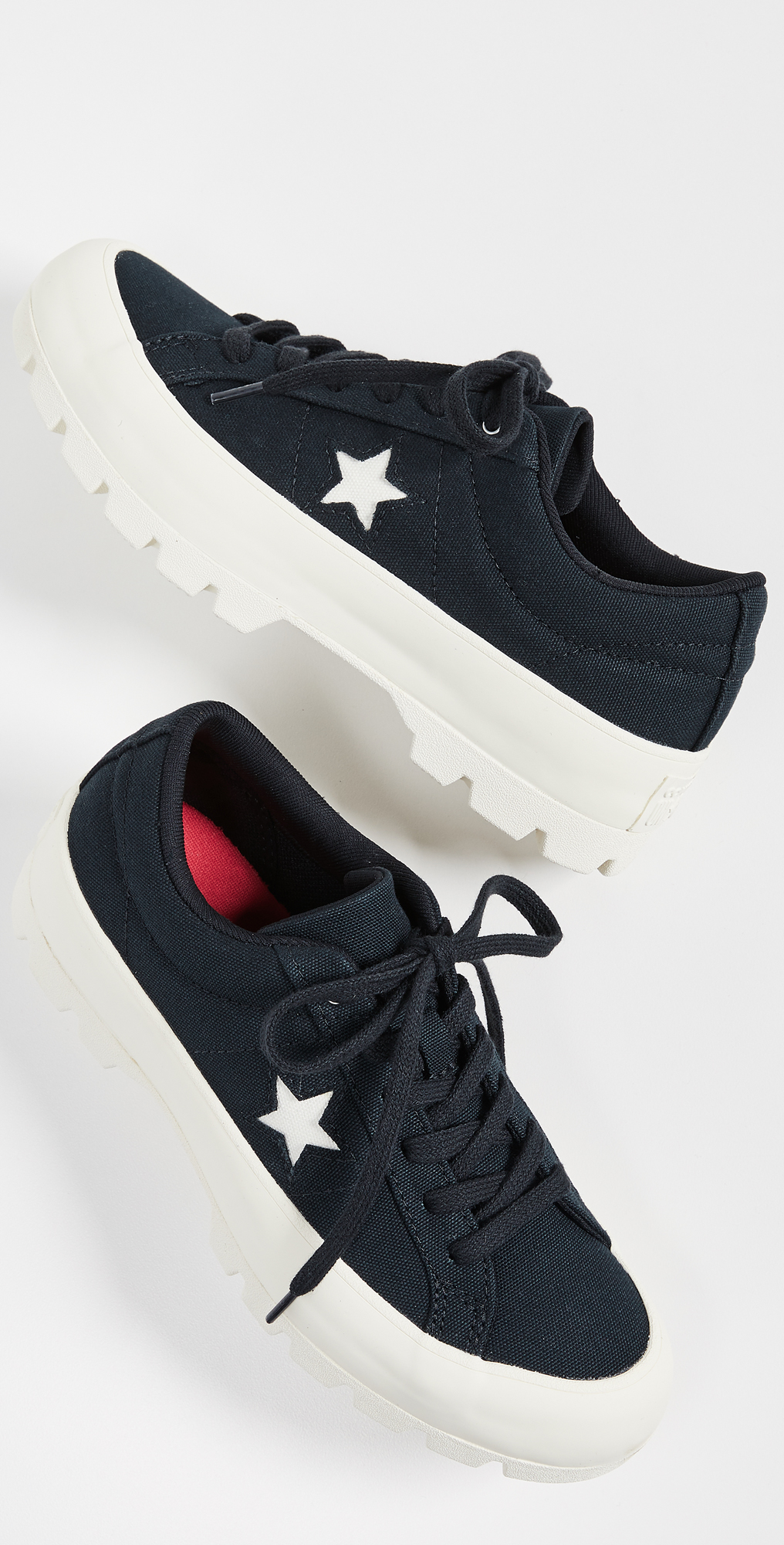 one star lugged ox sneakers