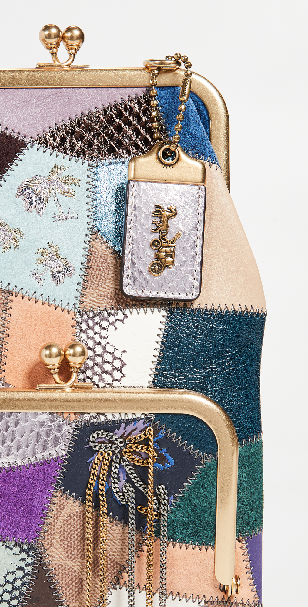 coach double frame crossbody