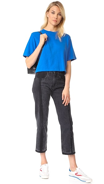 COTTON CITIZEN Tokyo Crop Tee in Electric | ModeSens