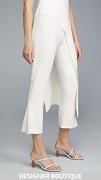 Cushnie - High Waisted Cropped Fitted Pants