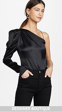 Cushnie - One Shoulder Fitted Top
