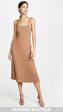 Cushnie - Sleeveless Fit and Flare Knit Dress