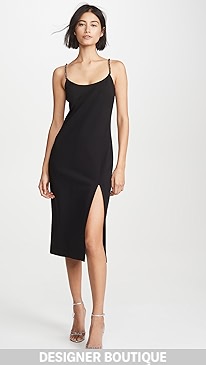 Cushnie - Sleeveless Pencil Dress with Crystal Chain Straps