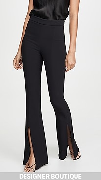Cushnie - High Waisted Slim Flare Pants