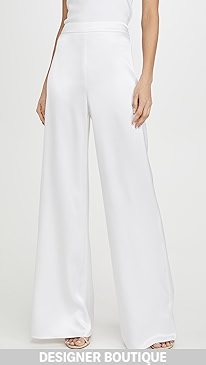 Cushnie - High Waisted Wide Leg Pants