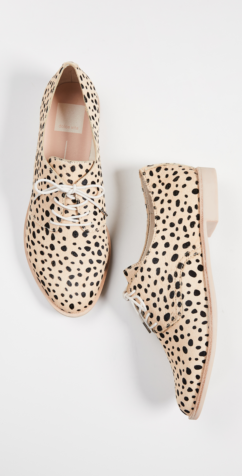 dolce vita leopard oxfords