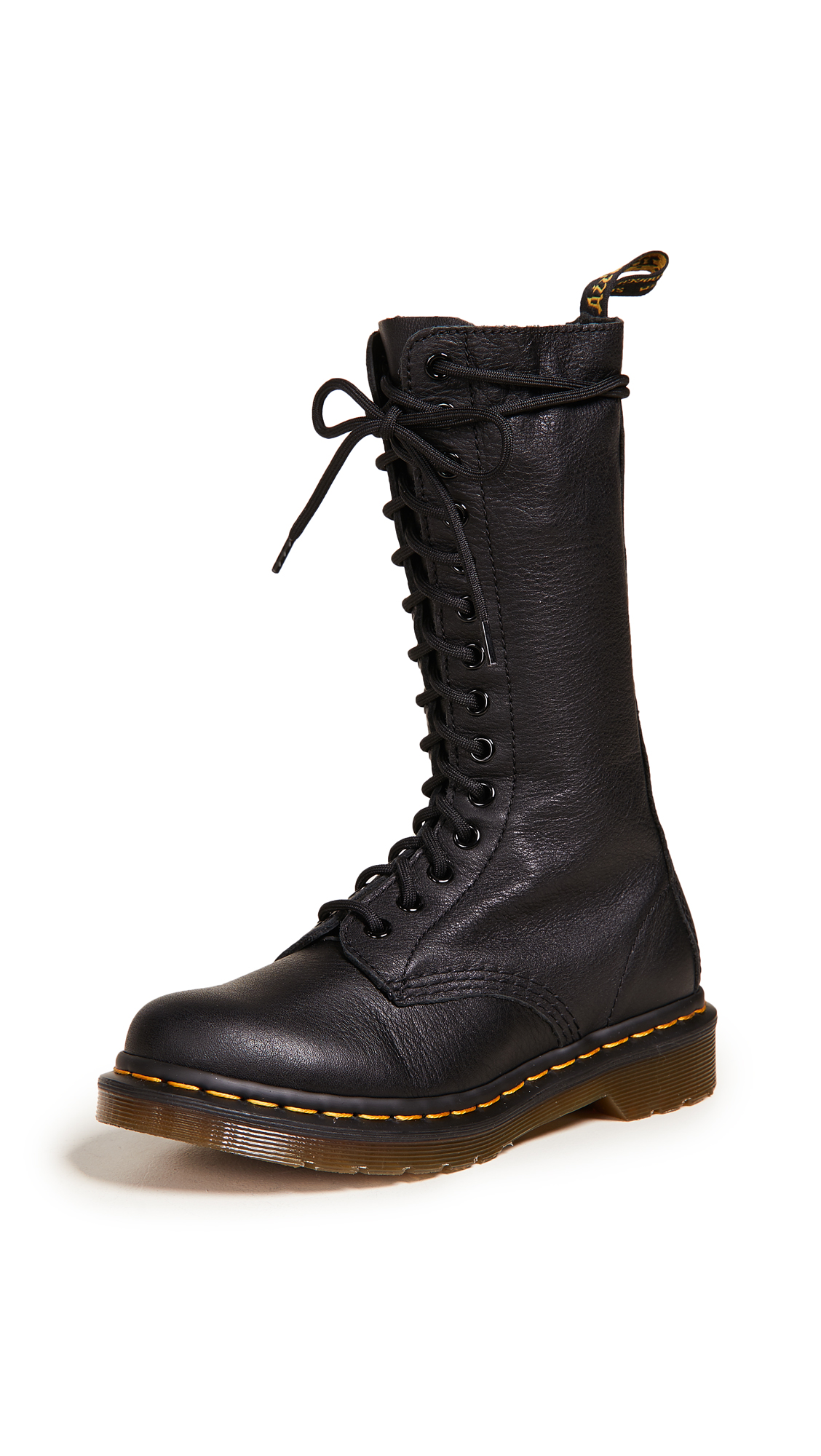 DR. MARTENS' 14 EYE ZIP BOOTS