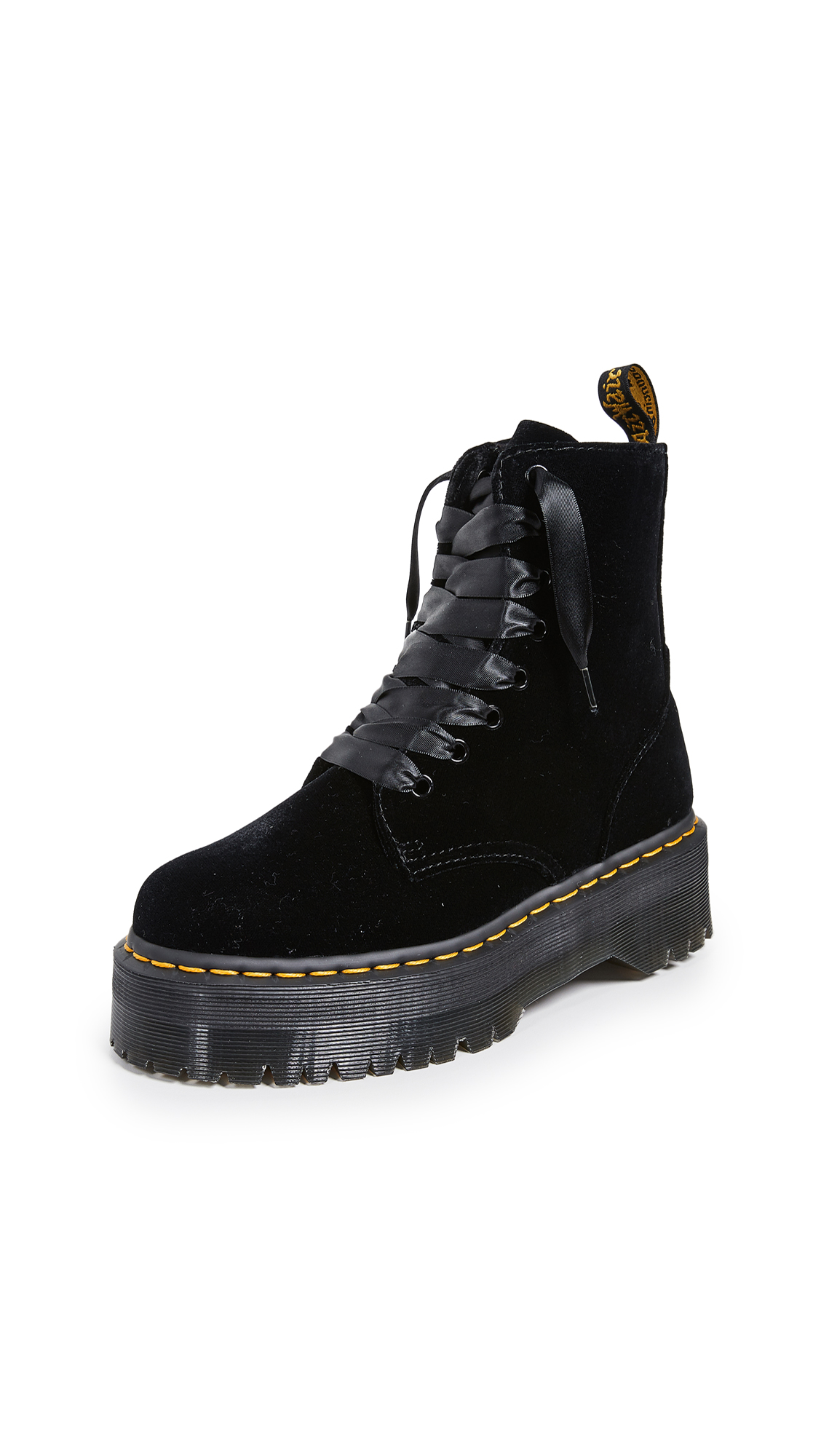 dr martens velvet black