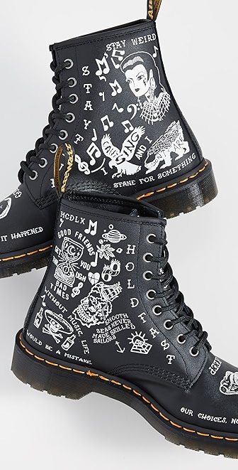 dr martens scribble boots