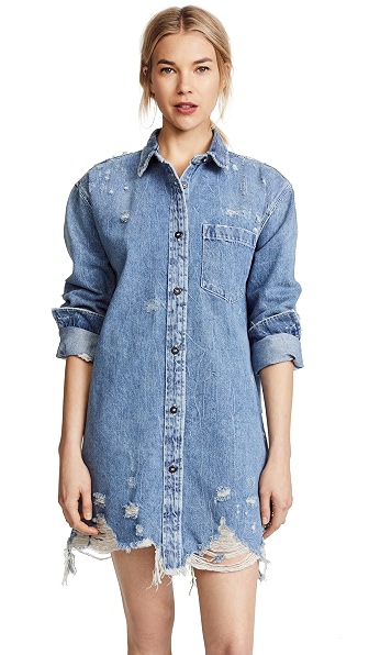 alexander wang oversized shirt coat