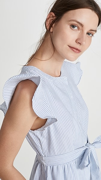 english factory colorblock maxi dress