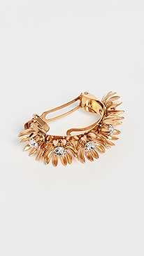 Elizabeth Cole - Golden Floral Ponytail Holder