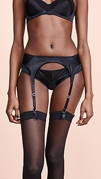 Fleur du Mal - Bullet Satin Garter Belt