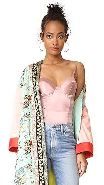 Fleur du Mal - Satin Bullet Bodysuit