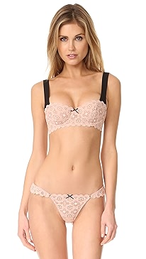 Fleur du Mal - Crochet Lace Balconette Bra