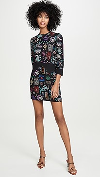 Fleur du Mal - Puff Sleeve Gartered Dress