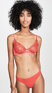 Fleur du Mal - Magnolia Lace Unlined Demi Bra