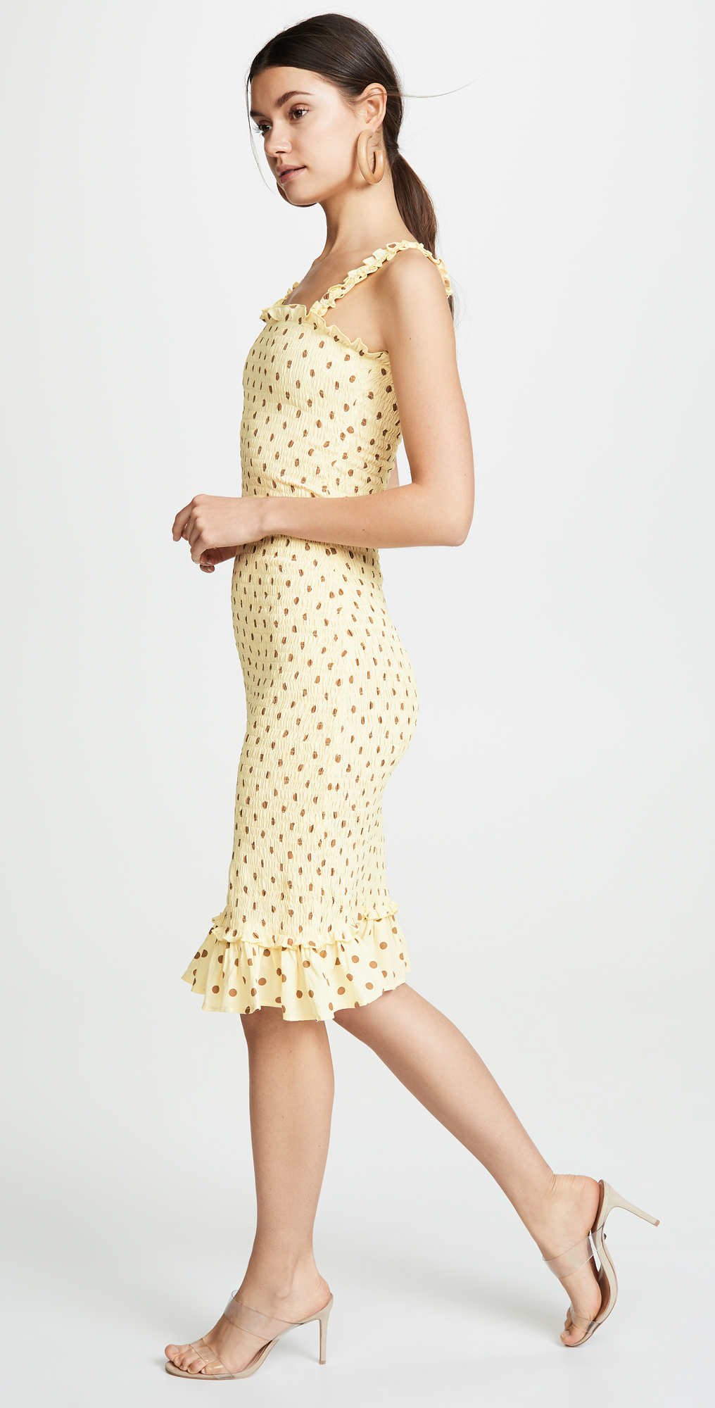 faithfull the brand nadine midi dress