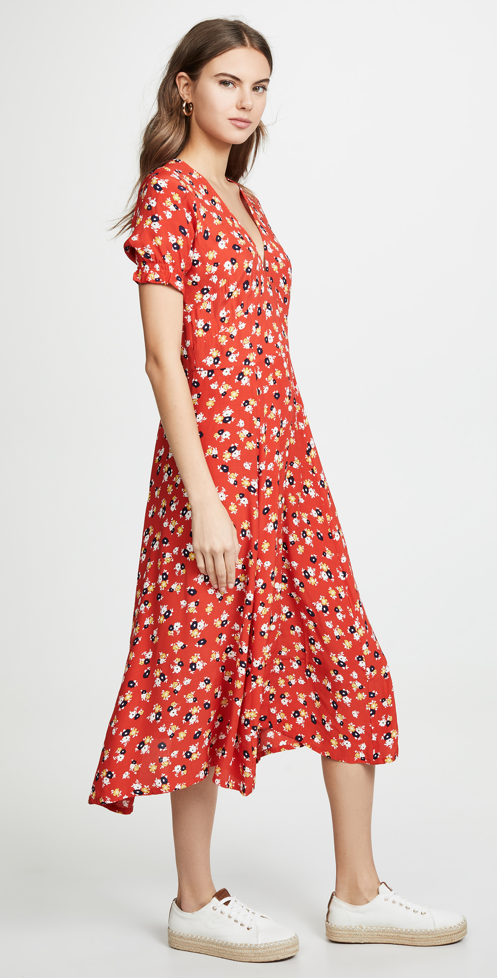 faithfull the brand ari midi dress