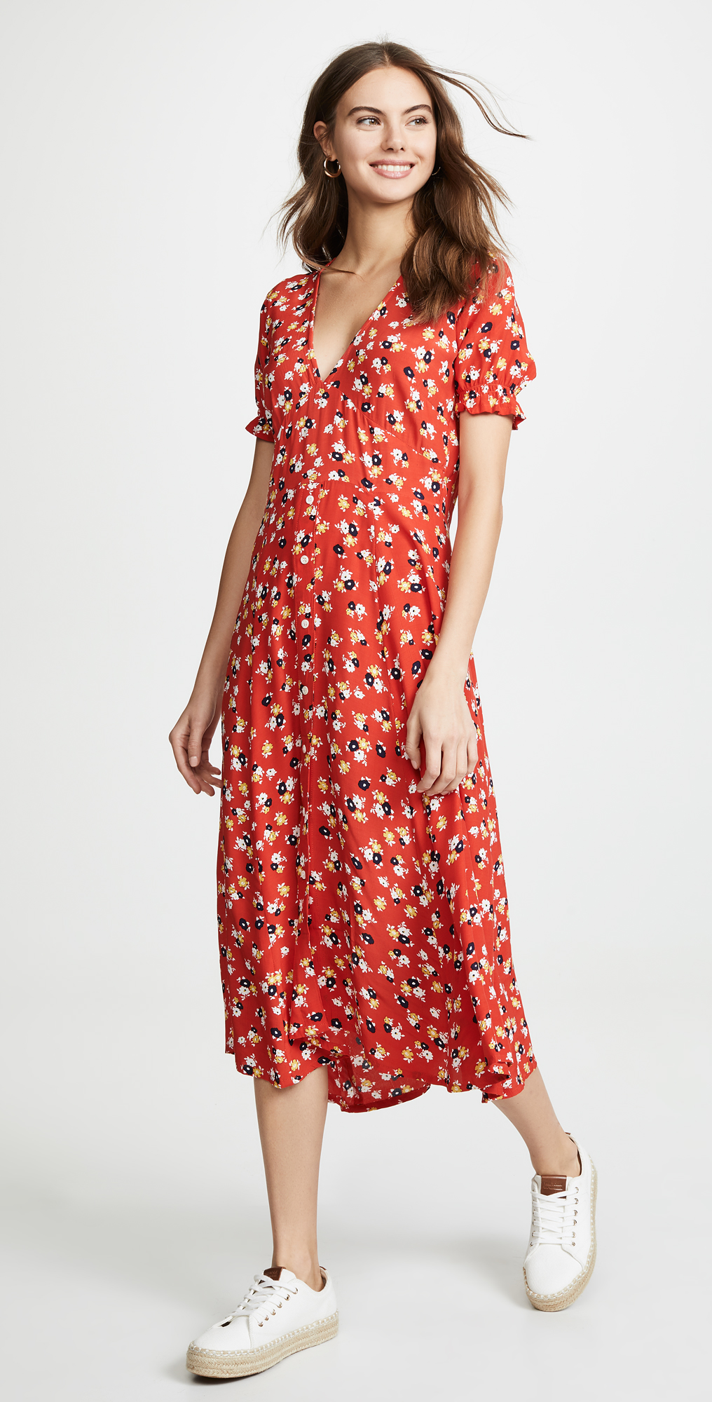 faithfull ari midi dress